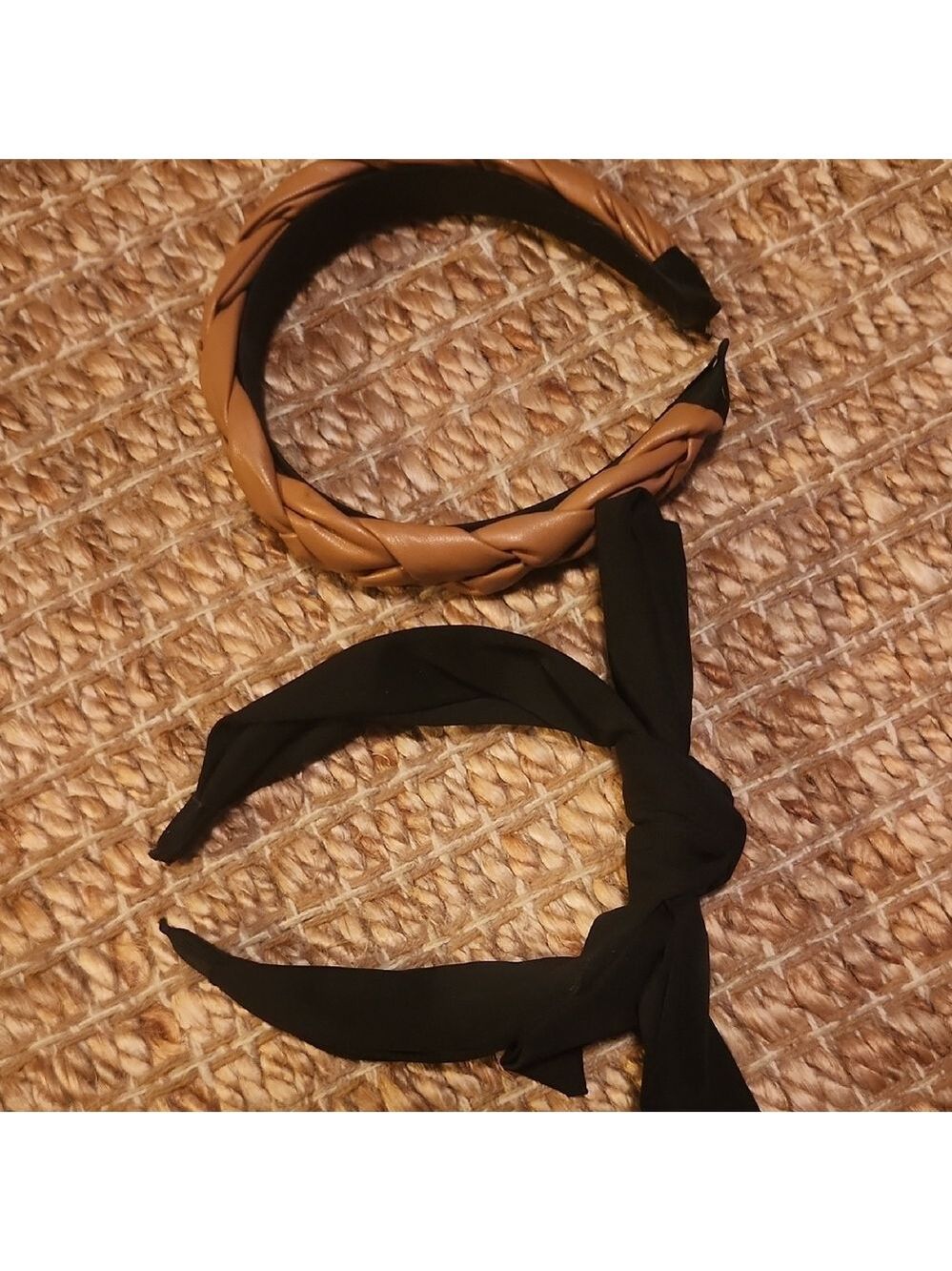 Tan and Black Hair Accessory Set for Stylish Looks